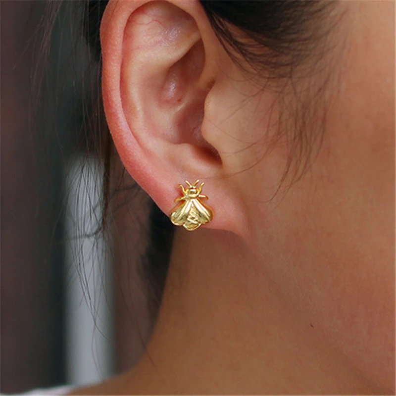 необычные товары ручная работа ювелирные изделия Прекрасный Пчелы сережки