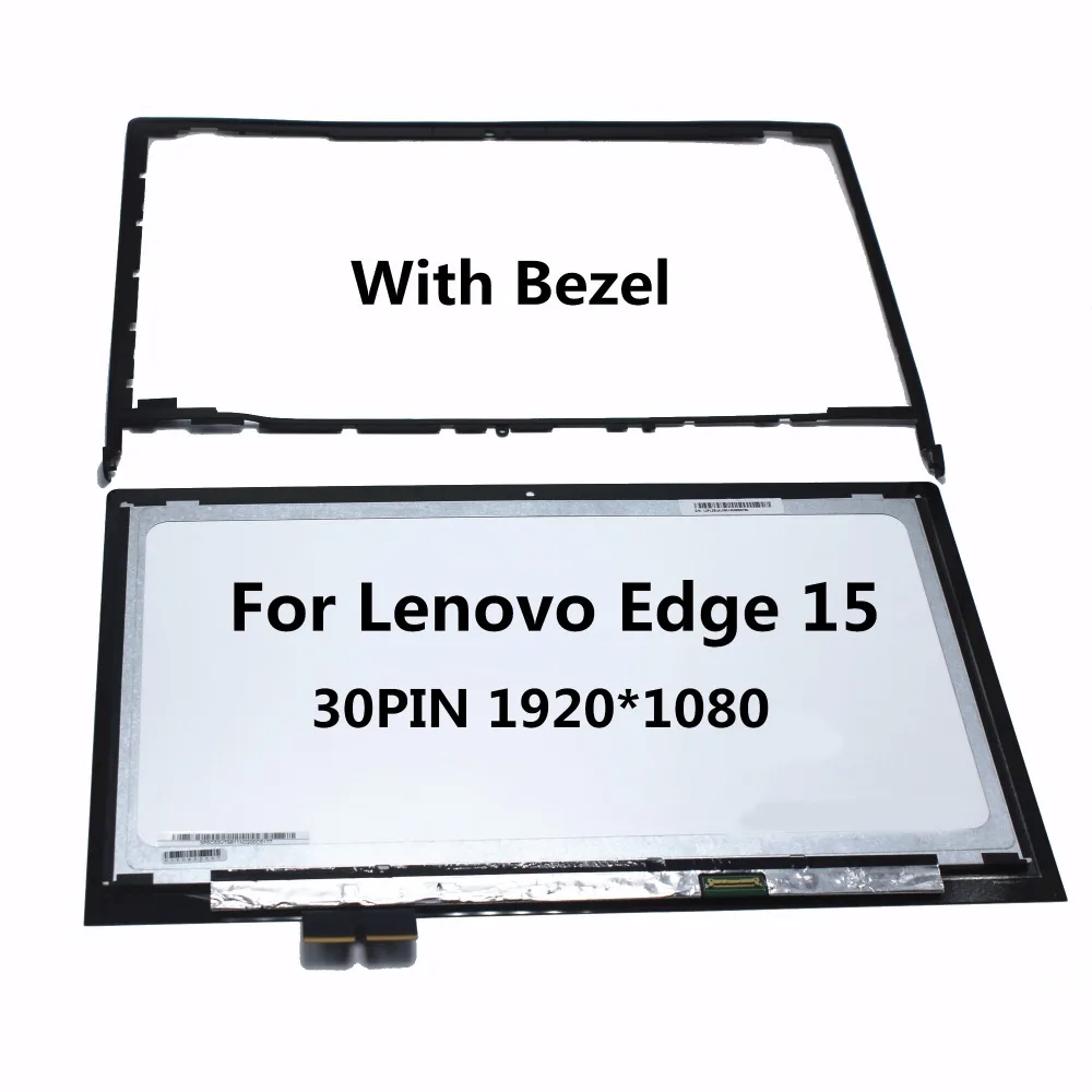 15 6 ''ЖК дисплей с сенсорным экраном дигитайзер в сборе + ободок для Lenovo Edge 80K9 80H1