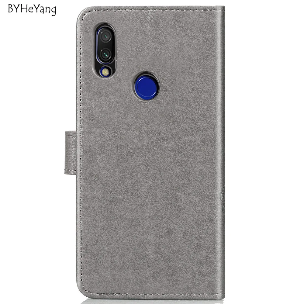 Чехол для Xiaomi Redmi 7 чехол кошелек с подставкой из искусственной кожи телефона