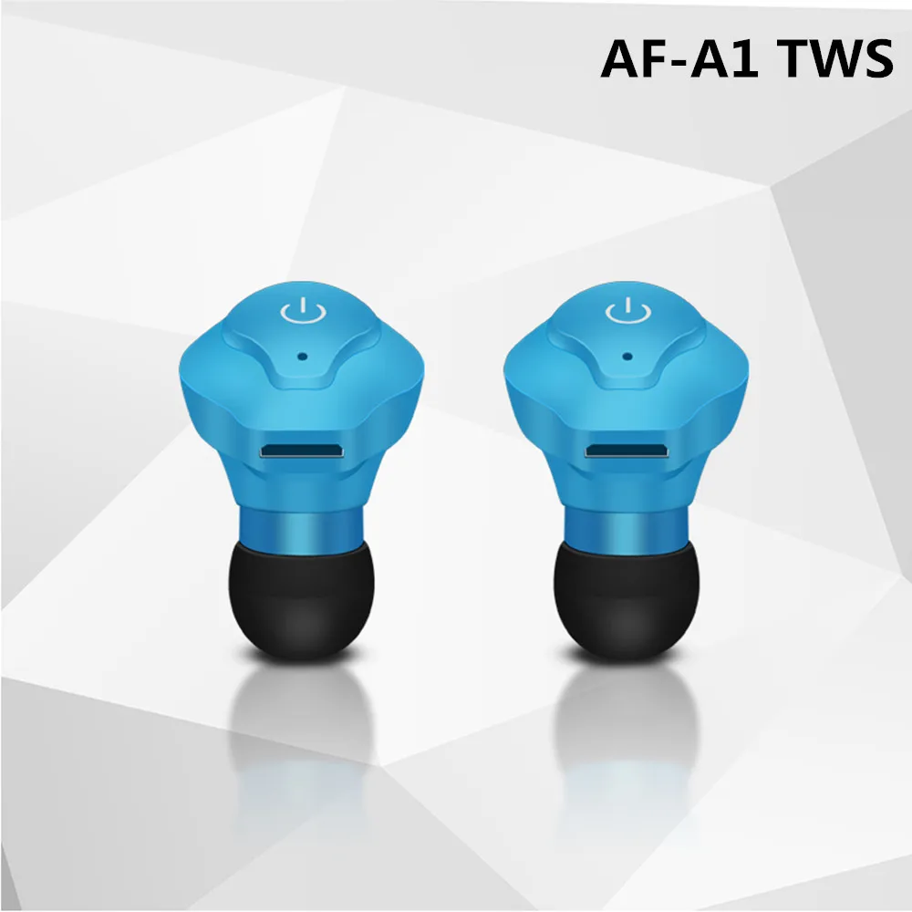 AF A1 Twins TWS беспроводные наушники Mini Bluetooth V4.2 вкладыши стерео Спортивная