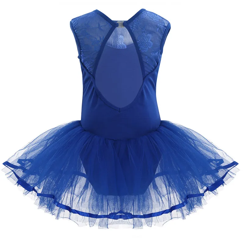 ChicTry Kids Teens Sleeveless Professional Ballet Tutu Mesh Dress Children Girls Leotard Stage Performance Dance Costumes | Тематическая