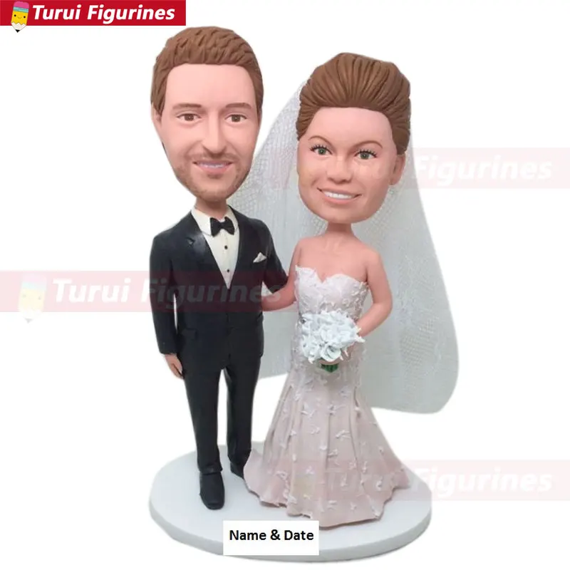 Firefighter Cake Topper Fireman Wedding Personalized Bobble Head Figurine Based on Custo | Дом и сад