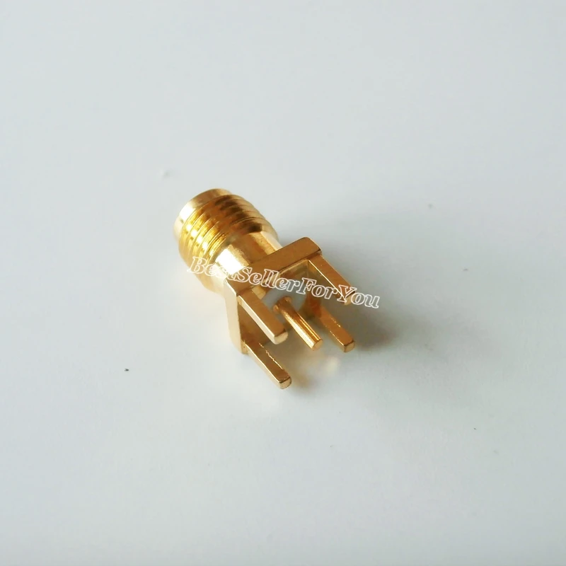10 шт. RP SMA гнездо (штырь) через отверстие PCB крепление припоя пост прямой RF