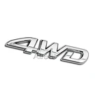 Металлические автомобильные наклейки 3D 4WD 4x4 для Mini Cooper R56 R50 R53 F55 Hyundai Solaris Tucson 2016 I30 IX35, аксессуары для Accent