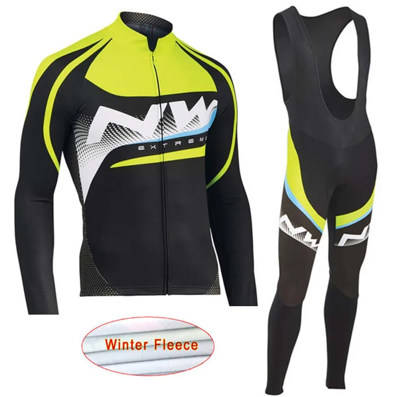 set 2 З зима Vélo набор MTB велосипед костюм одежда Термальность руно велосипед Костюмы Набор для Для мужчин Ropa Ciclismo Uniformes C26 - Цвет: set 2