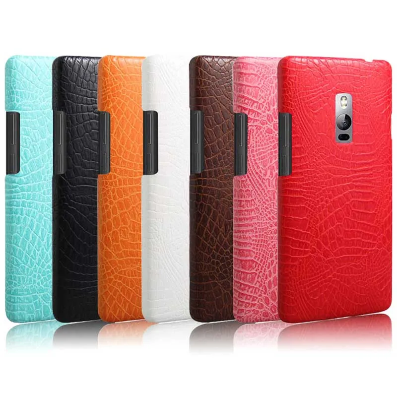 Чехол Hoesje Oneplus 2 чехол One Plus2 пластиковый из крокодиловой кожи для телефона Plus