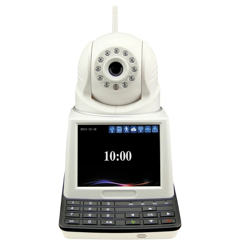 Беспроводной видеовызова IP Камера комплект с двери магнитный сигнал тревоги