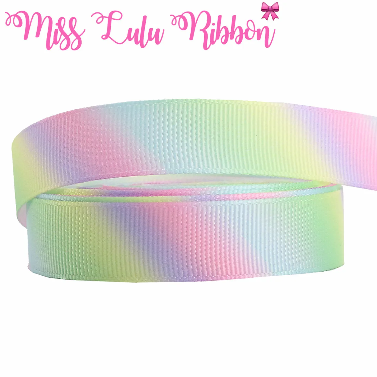 5/8 &quot16 мм градиент цвета радуги печатные Grosgrain ленты DIY Волосы Bowknots в наличии