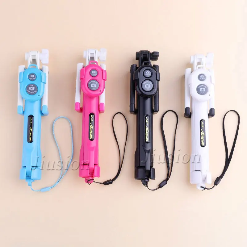 Bluetooth штатив селфи палка Выдвижная поворачивается ручной монопод с кнопкой