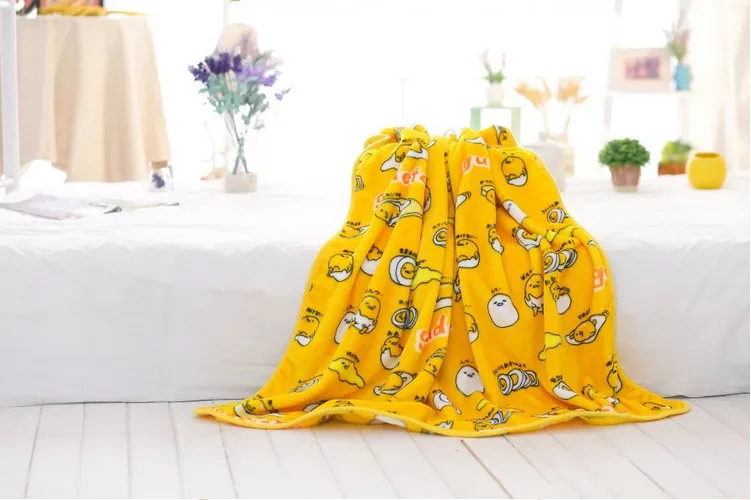 Мультфильм Gudetama ленивое яйцо Мягкая Наволочка плюшевые игрушки одеяло на день рождения Рождественский подарок#1014