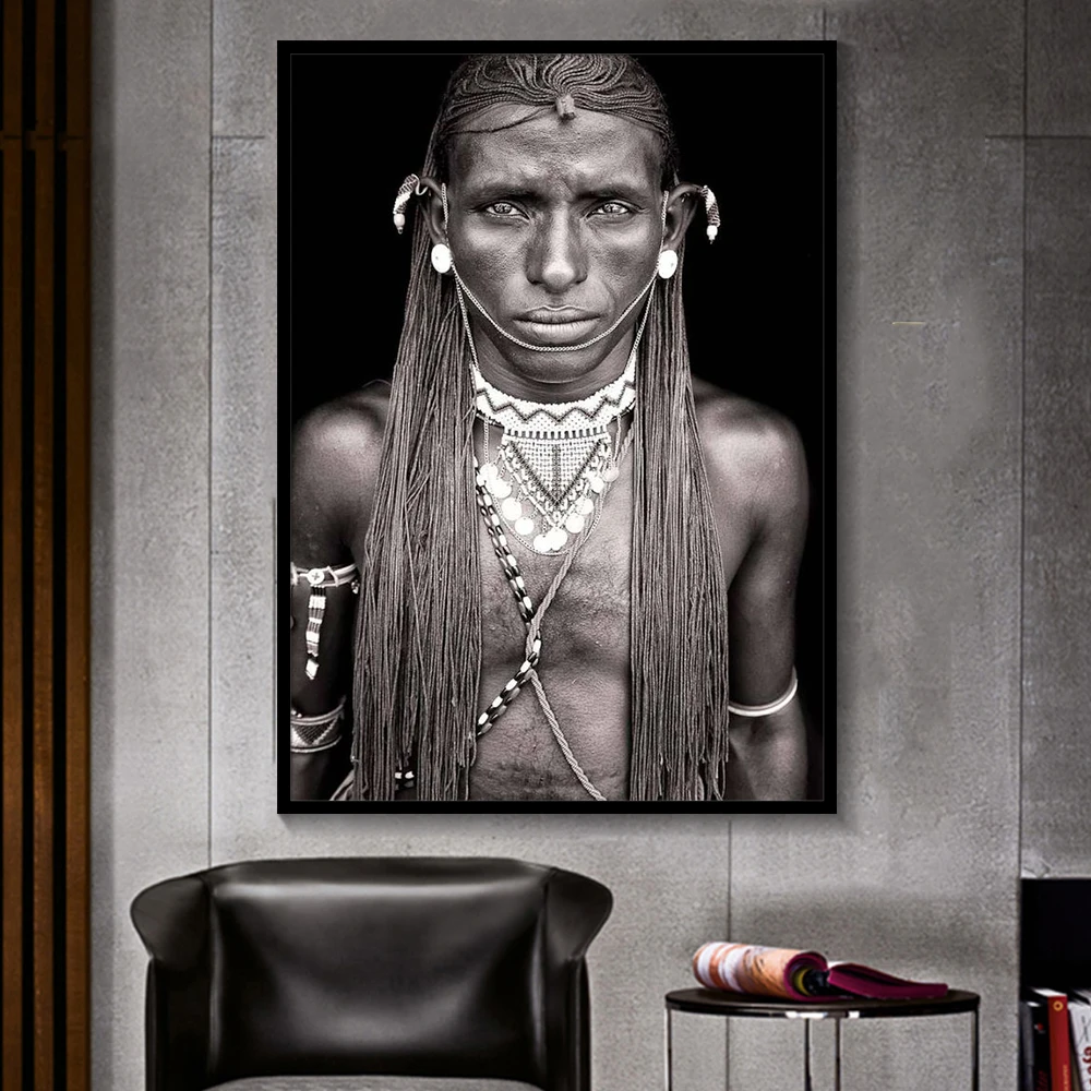 5D сделай сам квадратная/круглая алмазная живопись Африканский человек вышивка