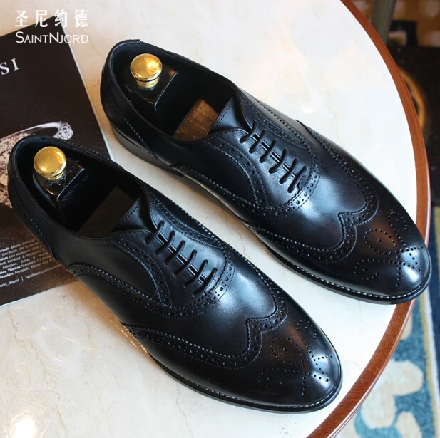 2016 итальянские мужские свадебные туфли с вырезами в стиле барокко классические