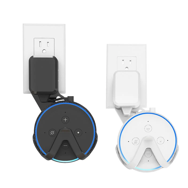 Настенный держатель для крепления на выходе Amazon Echo Dot 3 без грязных проводов или