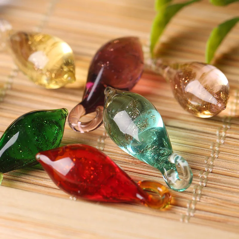 5 шт./лот 8x23мм капли воды, стекло, бисер, разноцветный Золотой песочный светильник, бусы украшение кулон для женщин, сделай сам, для изготовления бижутерии поставка