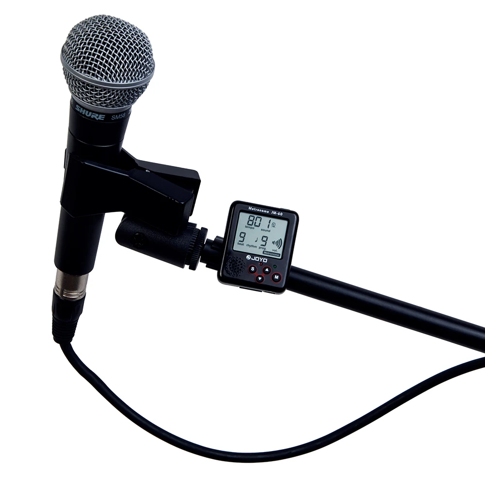 Joyo Mini Digital Metronome JM-60 Recharged with USB adapter Clip-On LCD Screen Real Voice Sound | Спорт и развлечения