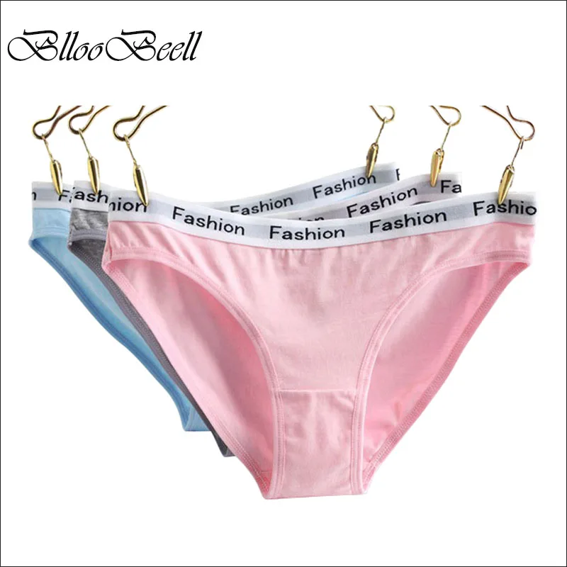 

BllooBeell Women's Cotton Underwear Sexy Panties for Women Girls Briefs Low Rise Female Underpants Lingerie Plus Size M-3XL