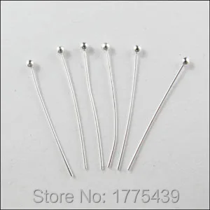 Бесплатная доставка (300 шт. = 1 лот!) Медные булавки с шариковой головкой для