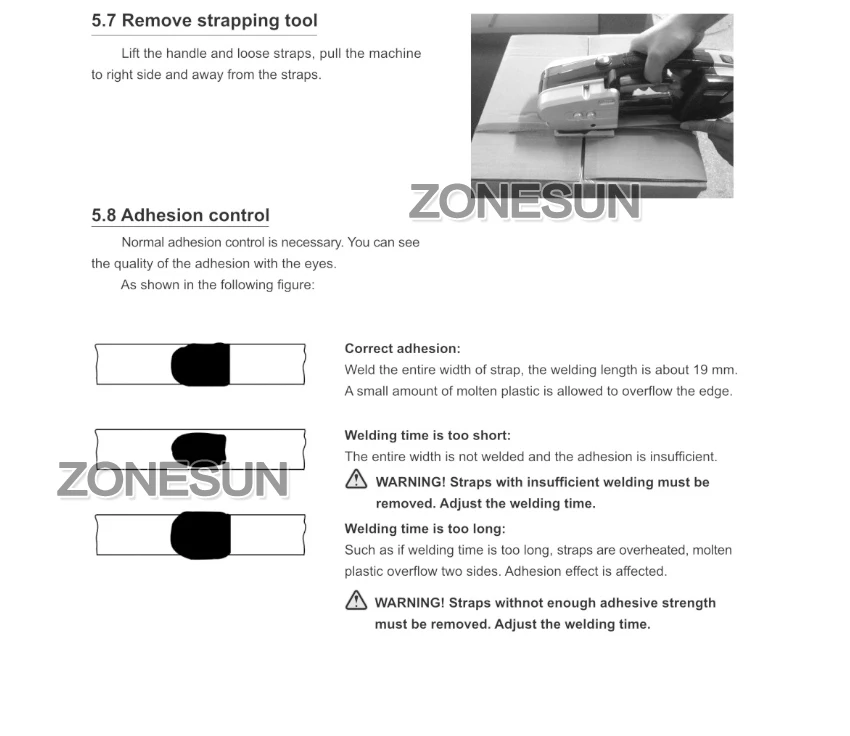 ZONESUN JD16 обвязочный инструмент с аккумулятором ручной ПЭТ коробка обвязочная машина пластиковый ремень упаковка PP пэт ремень Ширина 13-16 мм