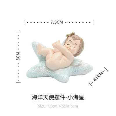

PRZY Cute Baby Molds Conch Starfish Baby Mold Silicone Handmade Cake Mould For Cake Decoration Clay Resin Aroma Stone Moulds