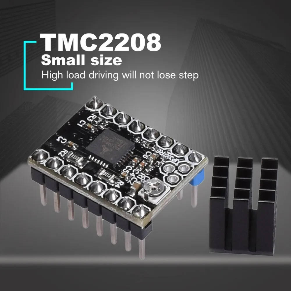 TMC2208 шаговый двигатель StepStick бесшумный драйвер отличные пандусы 1 4 5 6 Reprap доска 3D