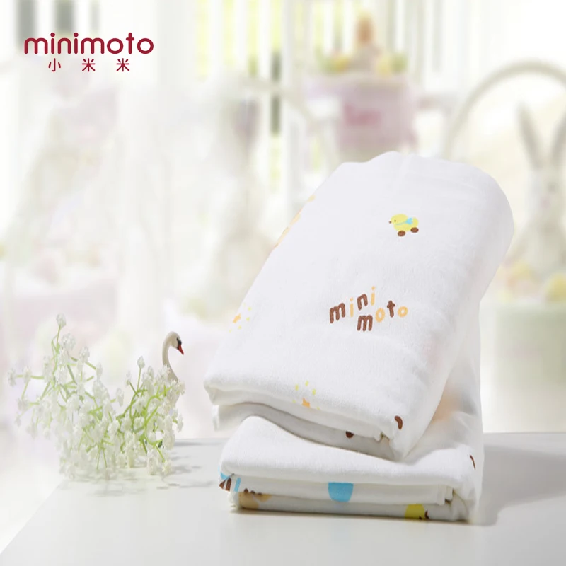 Minimoto 120*60cm Baby Towel Poncho Kids Newborn Nursing Boys Girls Washcloth Care Clothing Infant Face Towels | Мать и ребенок