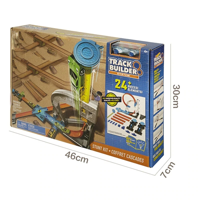 

4 in 1 Super Track Pack Hot W Model Cars Kids Pvc Slot Car Toys Car Christmas Gift For Kids DIY Toys DLF28 Brio diecast