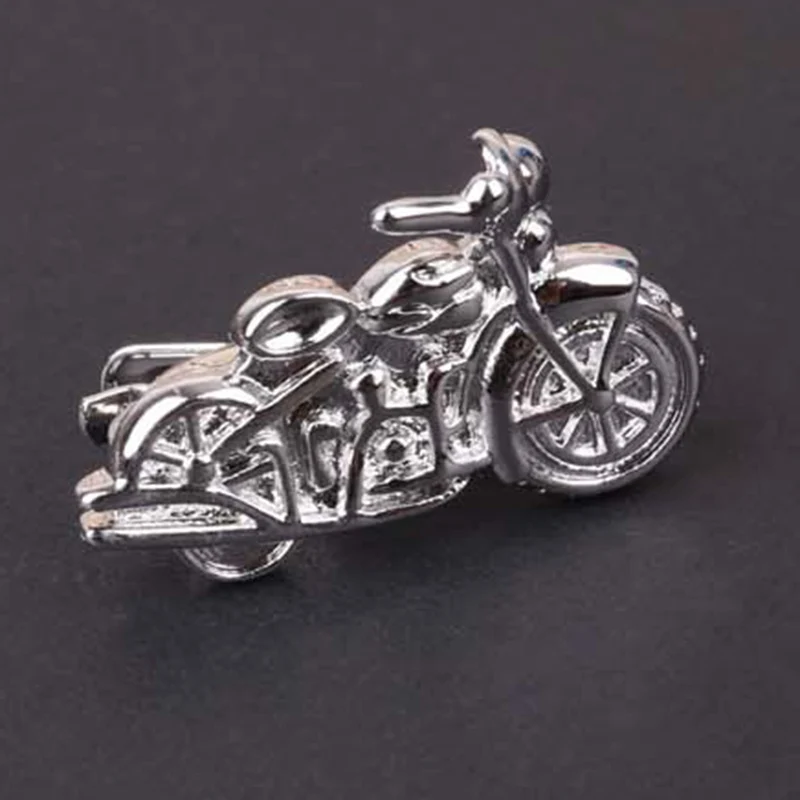 Kbap Для мужчин уникальные металлические зажимы серебро для езды на мотоцикле