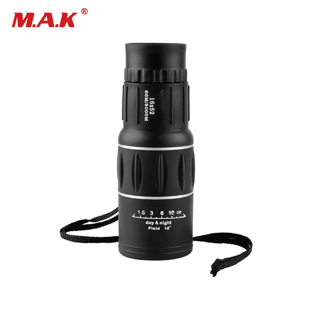 

16x52 Monocular Telescope Night Vision Mobile Phone Telescope Waterproof High Power for Outdoors Travel