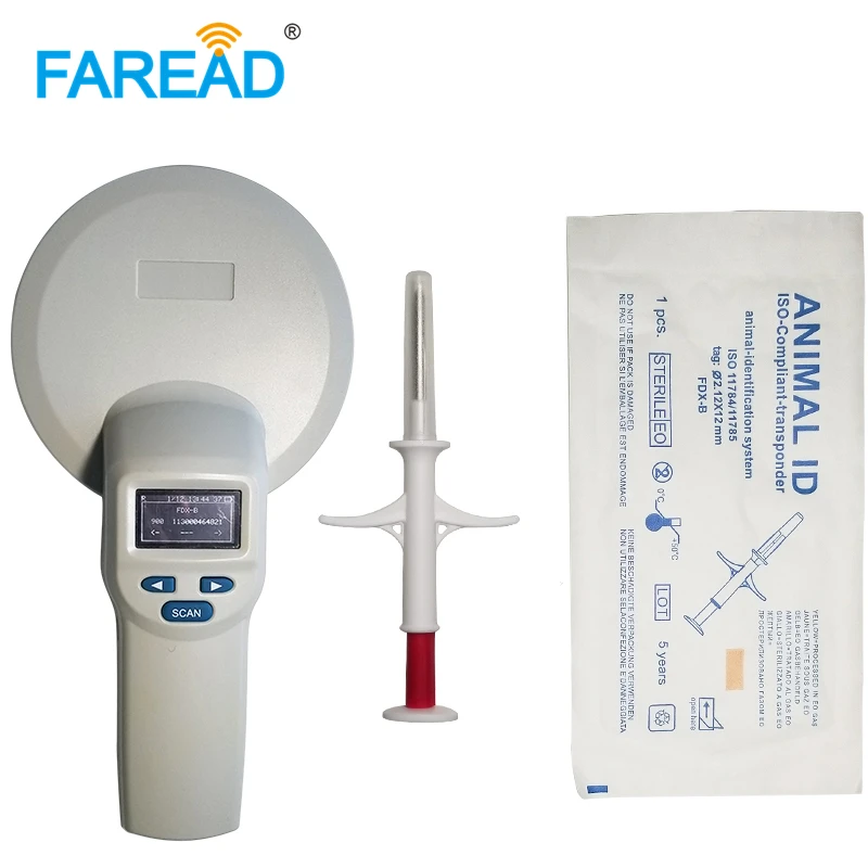 Contractless Animal Glass Tag goat/cattle/cow ear tag Handheld Scanner for pet identification | Безопасность и защита