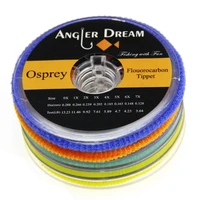 5 spools flouorocabon tippet line 23456x clear 55yds50m fly fishing line angler dream