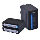 DuraPro 2шт 7200mAh NP-F960 NP-F970 F960 батарея + светодиодный индикатор питания для SONY F550 F570 F750 F770 MC1500C 190P 198P HD1000C