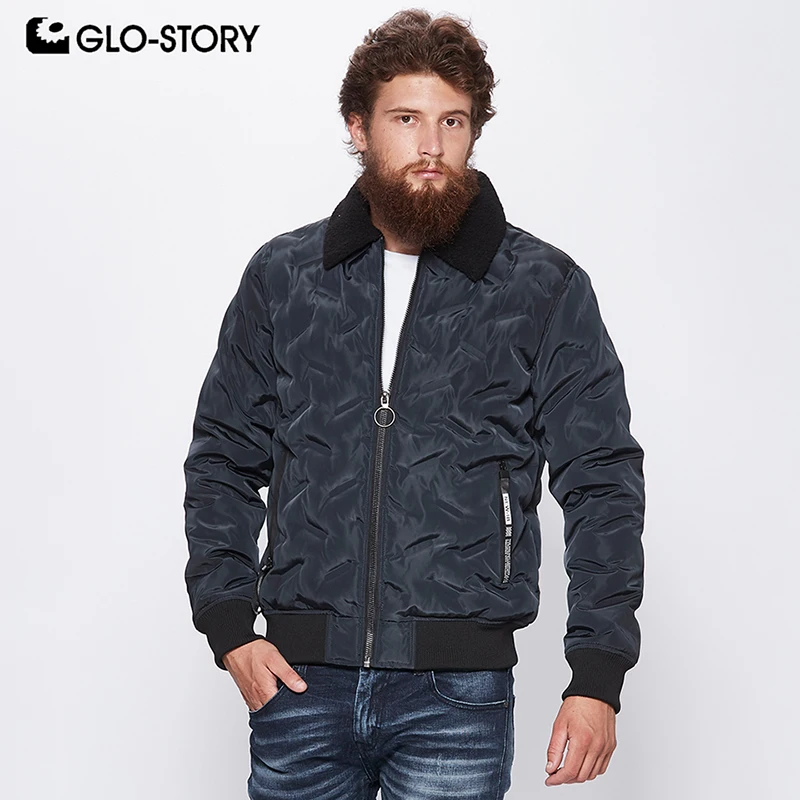 GLO STORY поставляется от европейских Для мужчин 2018 зимние толстые теплые куртки