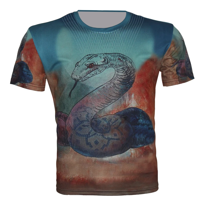 

Joyonly Boys/girls's 3d T-shirt Cartoon Lovely Animal Snake Printed T shirts 2018 Summer Children Casual Clothing Tops 4-20 Year