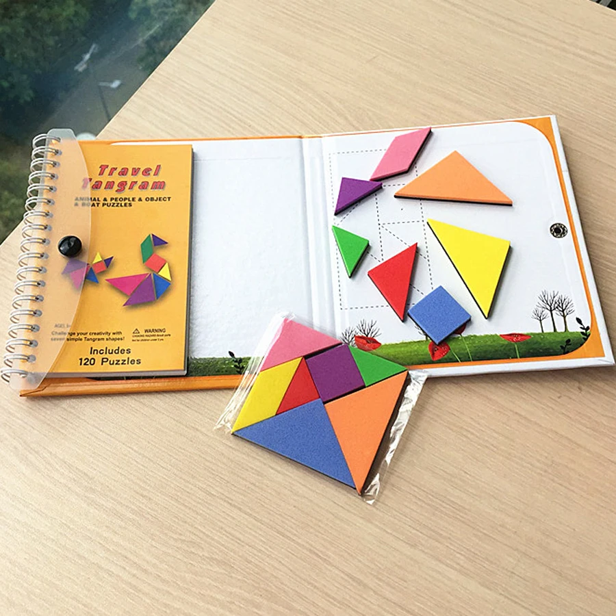 Игрушки для детей от Tangram игрушки 3 лет развивающие Монтессори Matematica вызов