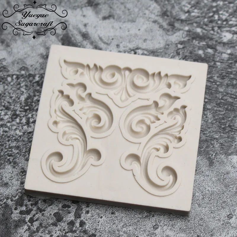Силиконовая форма Yueyue Sugarcraft для украшения торта шоколадной мастики|fondant molds|silicone