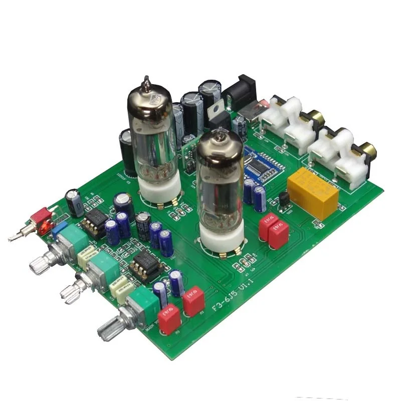 

Bluetooth 4.2 Hifi 6J5 Tube Amplifiers Audio Board NE5532 Preamplifier Tone Board with Volume Adjustment