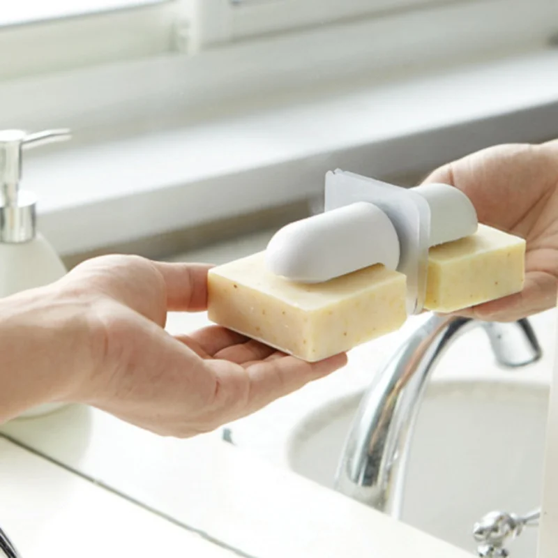 Magnet Soap Holder Wall Mounted Sticker Storage Rack Home Bathroom Organize Accessory |