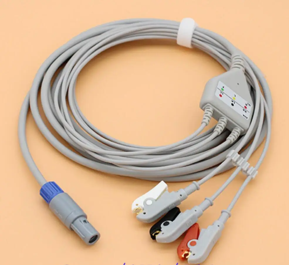 Для Biosys 3 свинцовый кабель ECG и свинцовые провода Стандартный один шт. Redel 6