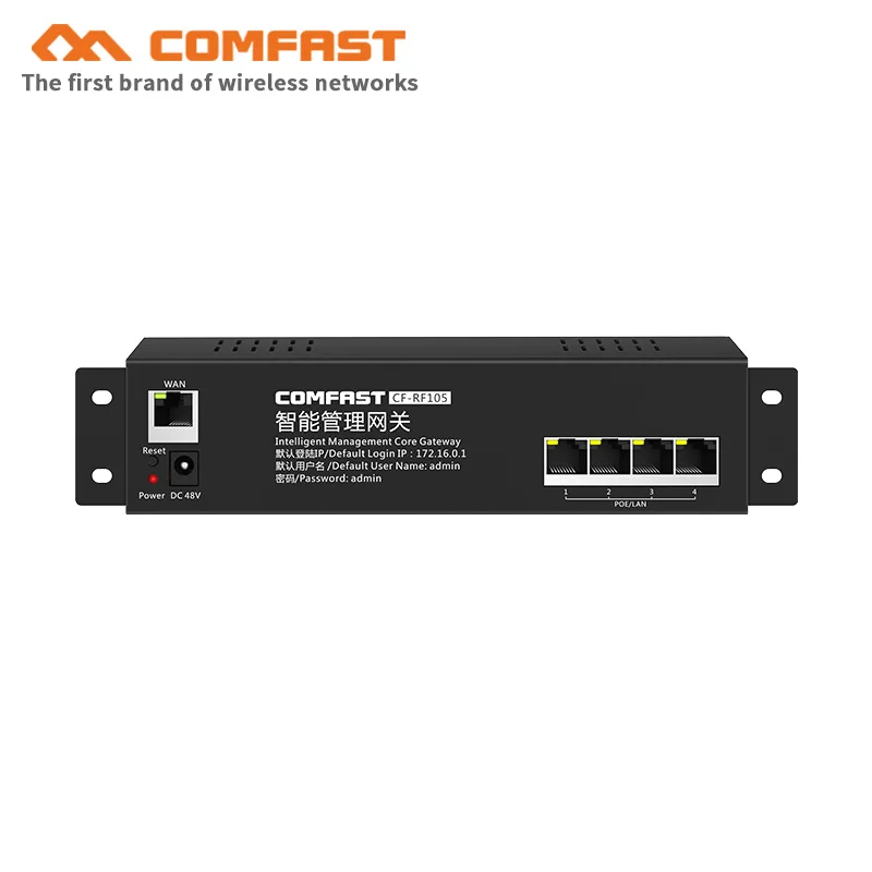 Comfast CF-RF105 домашний AC Wifi Балансировка нагрузки шлюз маршрутизации 1 * WAN /4 LAN POE порт