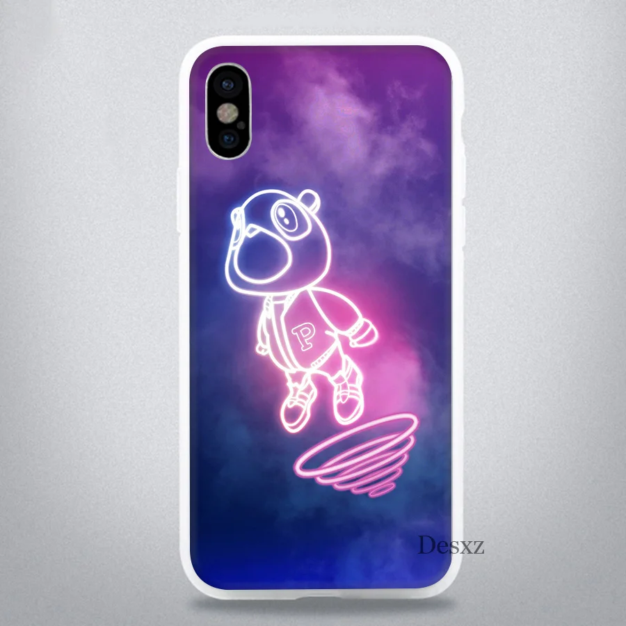 Чехол для телефона iPhone 11 Pro 7 8 6 6s Plus X XR XS Max 5 5S SE чехол Kanye West Graduation bear|Чехлы-накладки|