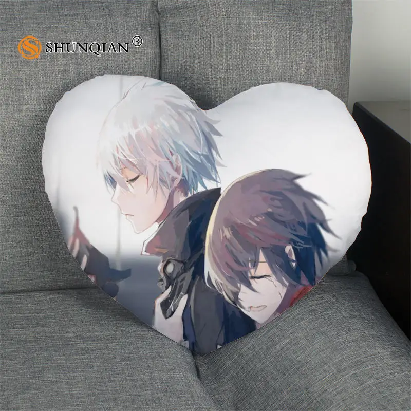 Горячая Распродажа одежда с надписью Tokyo Ghoul сердце Форма Наволочка на заказ
