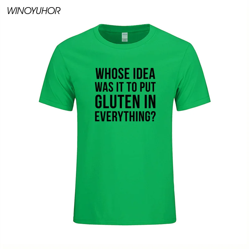 Забавная мужская летняя футболка с надписью The Gluten In Always|t-shirt for men|funny t-shirtmen summer |
