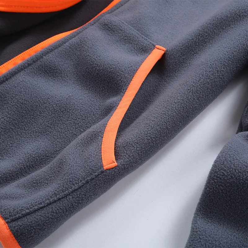 Флисовая детская верхняя одежда для мальчиков пальто спортивная куртка
