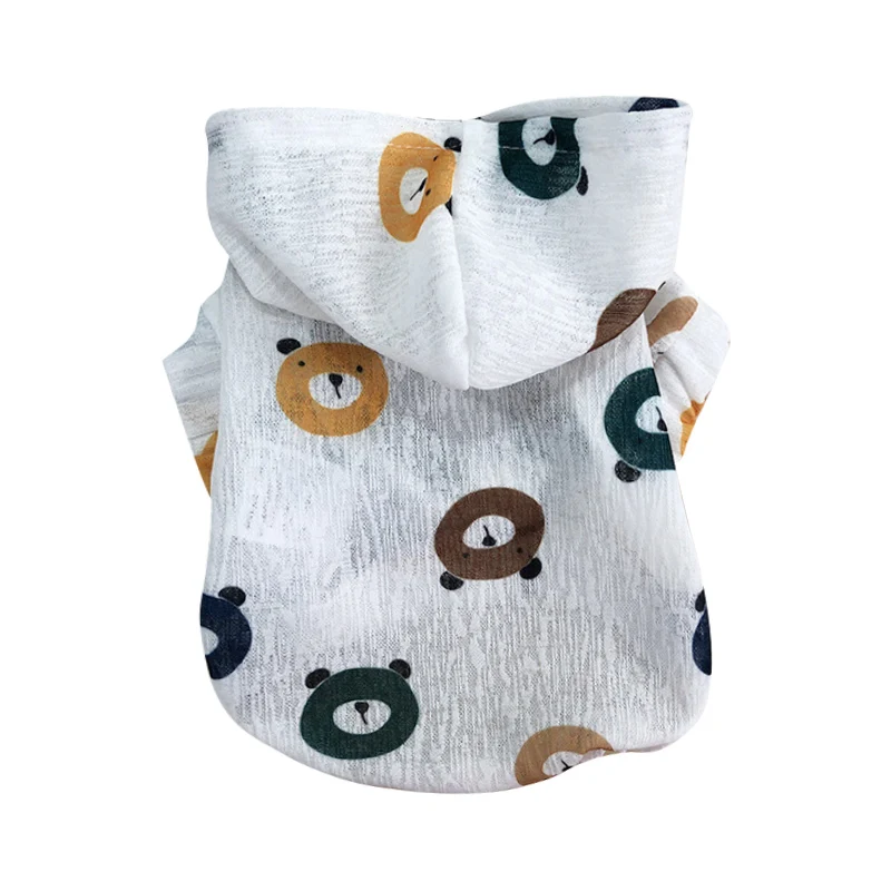 Clothes for Pet Dogs Clothes For Small Dog Coat Clothing for Pet Cats Hoodies Chihuahua Pets Dogs Cat Clothes Shirt 30 - Цвет: Синий
