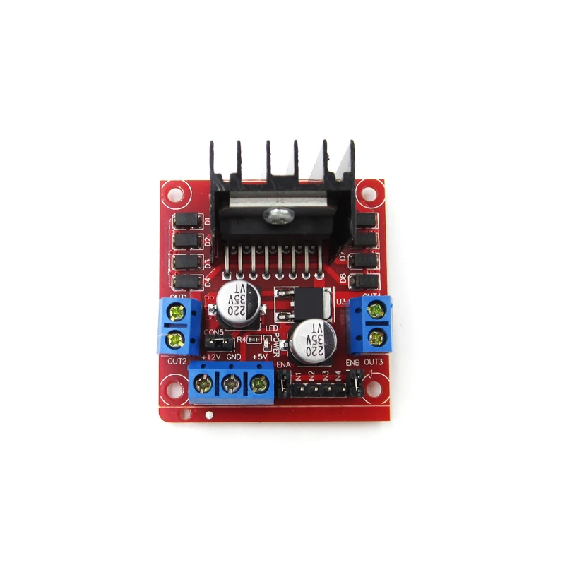l298n dual h bridge dc stepper motor driver Expansion Development Board board module for arduino kit | Электронные компоненты и