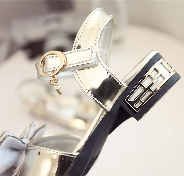 От 3 до 11 лет сандалии для девочек Новинка 2017 года сезон лето детская обувь в