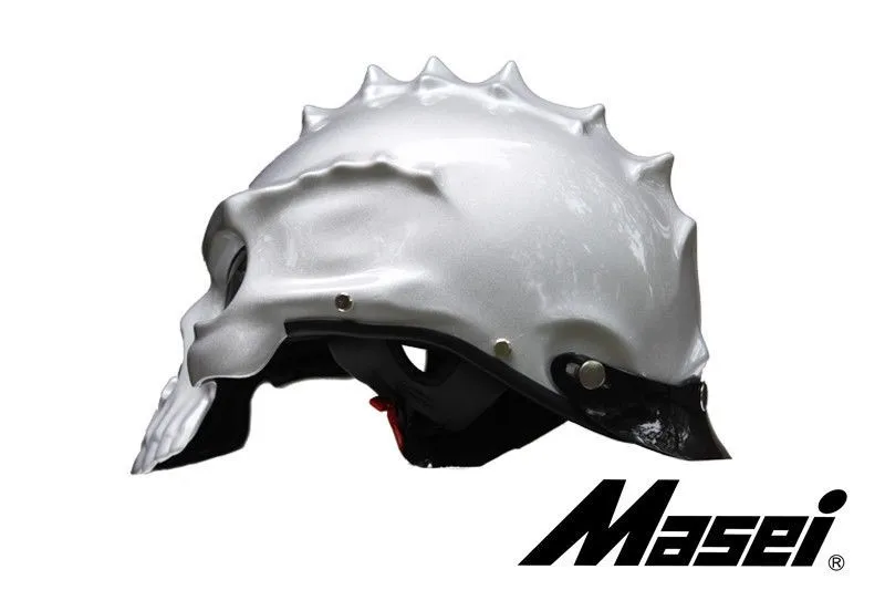 Masei, 15 цветов, 489, двойное использование, Череп, мотоциклетный шлем, Capacete Casco, новинка, Ретро стиль, мотоциклетный шлем, половина лица, шлем