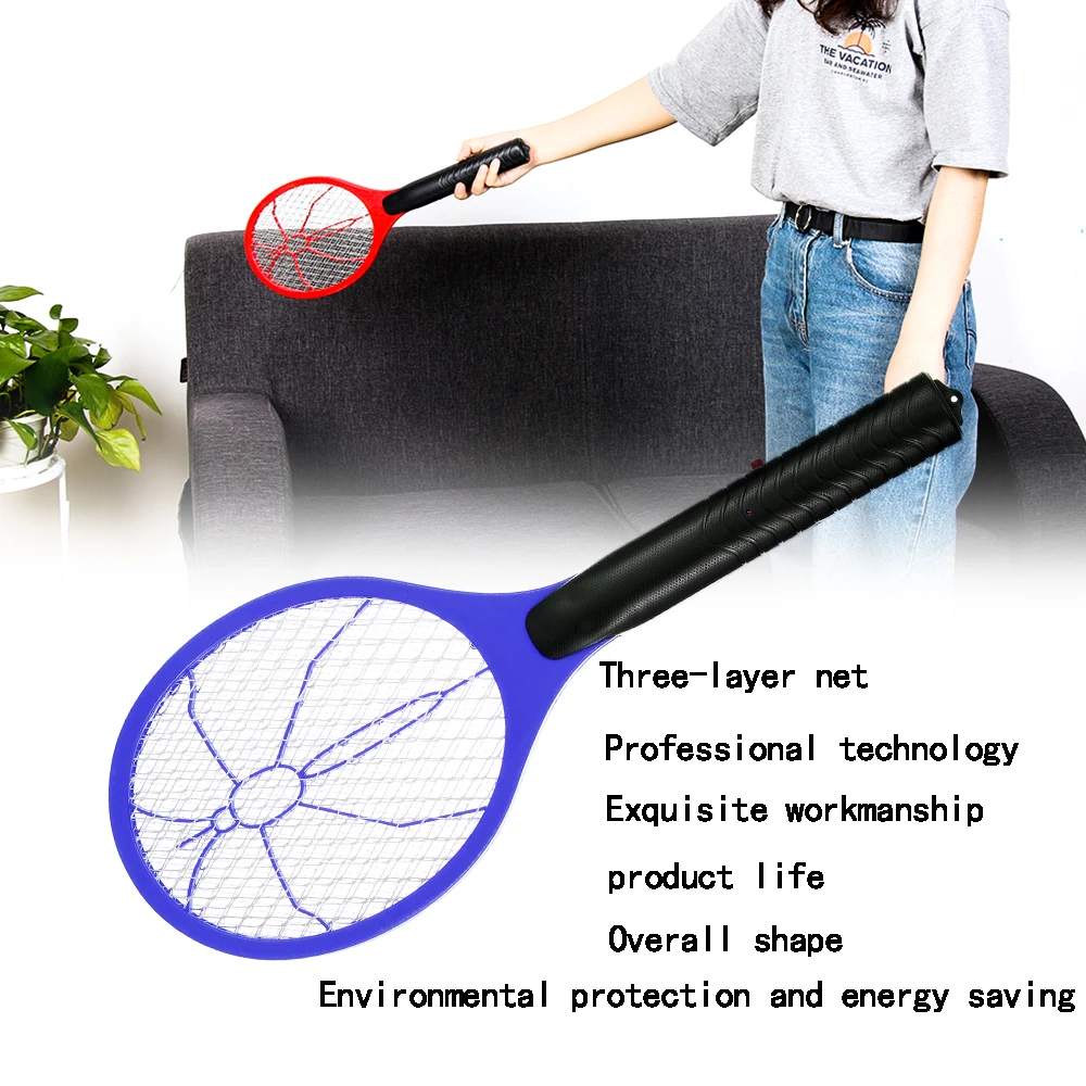 Летняя электронная батарея мощность ошибка Zapper ракетка убийца комаров дома