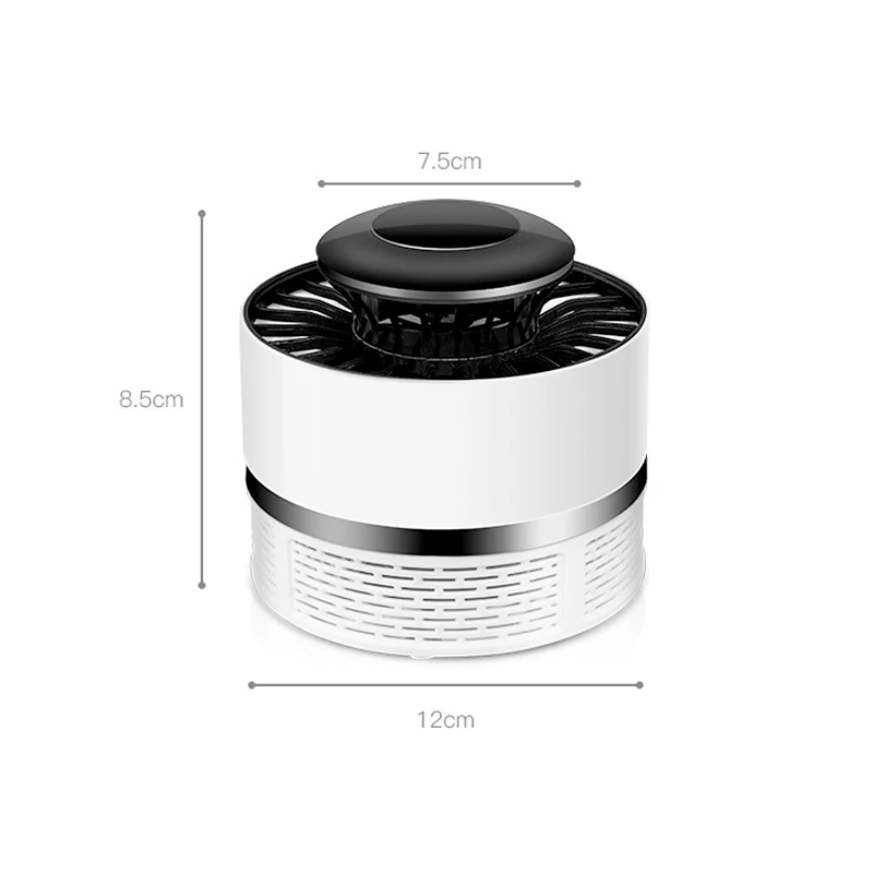 Фотокатализатор лампа убийца комаров бесшумный отпугиватель светодиодный