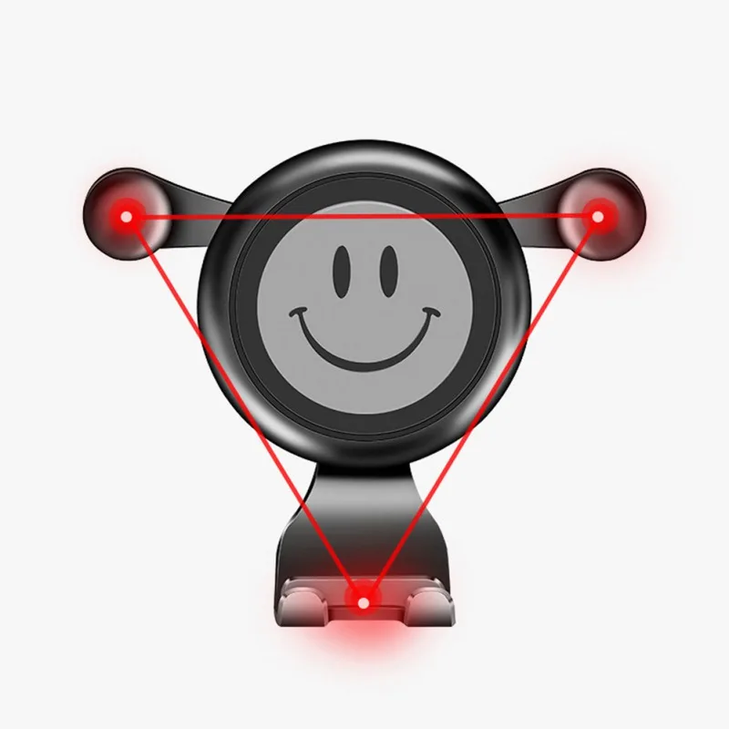 Милый автомобильный треугольный держатель для мобильного телефона с